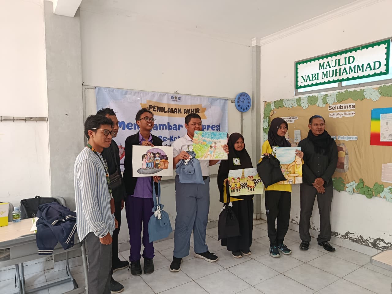Rafi Ihsan Sholahudin — Peserta Lomba Menggambar Ekspresi, Se SLB Kota Salatiga